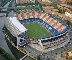 yapboz Atlético de Madrid Stadyum - Vicente Calderon -
